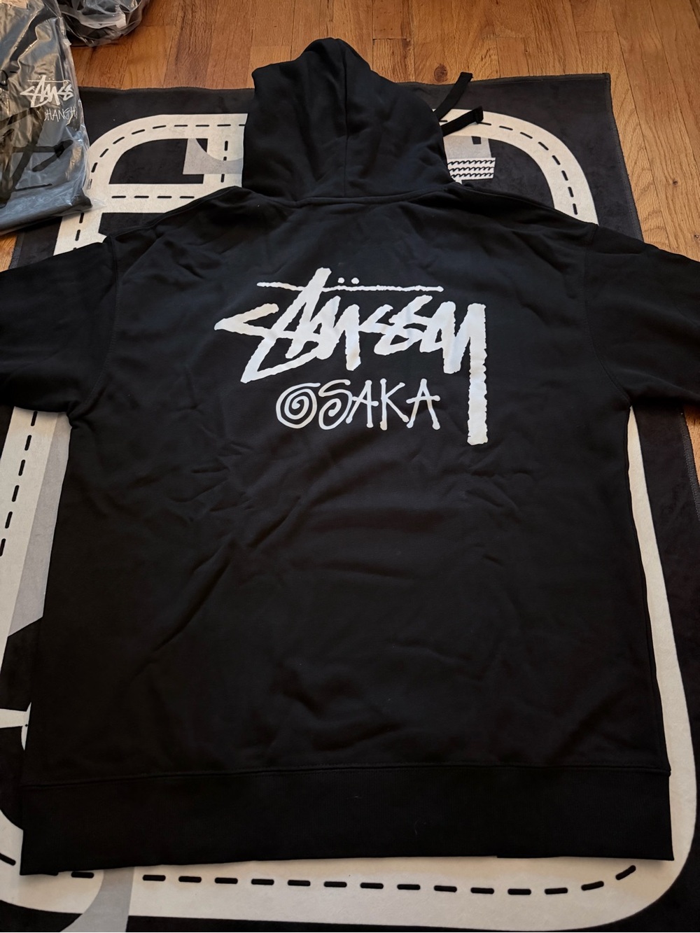 Stussy Osaka Black Hoodie - Size L